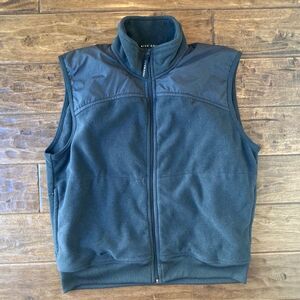 Nike Golf Therma-FIT Vest Full Zip Large Black Pockets Performance Outdoors